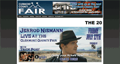 Desktop Screenshot of clermontcountyfair.org